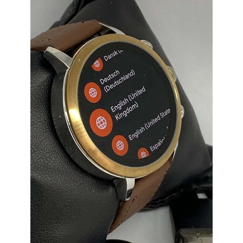 Fossil Gen 4 Authentic Digital Dial Smart Watch Custom Band FTW6016 DC908